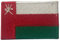 Bebuz Aufnäher mit Oman-Flagge, bestickt, zum Aufbügeln oder Aufnähen, Stoffreparatur-Flicken – Emblem