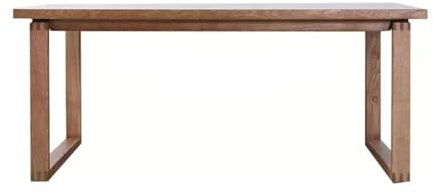 uadyie Mesa De Comedor Mesa de Comedor de Cocina de Nogal Negro, Sala de Estar, Comedor, Mesa de Comedor Rectangular, Banco de Trabajo de Estudio de Oficina Mesa De Comedor