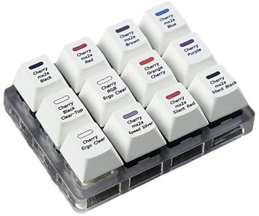 Tastiera comoda Cherrys MX Switching Tester Strumento di Prova Con Keycap Smooth Smussatura Disegni Tastiera Sampler