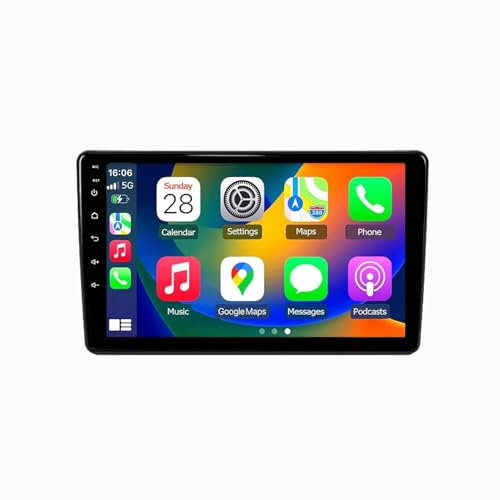 9 Android 15 Pantalla Táctil Radio 2 DIN Coche Pantalla para Citroen Berlingo 2 B9 2008-2018 con Enlace Espejo/GPS/FM/BT/Ventilador de refrigeración/Reproductor Multimedia(2+32G)