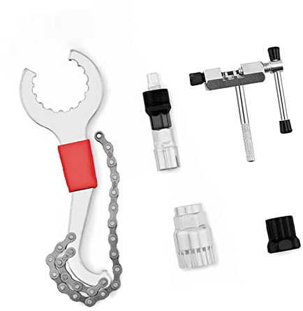 Fafeims Chains' Set of the Bicycle Maintenance Tools Chainset - Bicycle Repair Tool Kit with Chain Wheel - Suitable for Cyclists