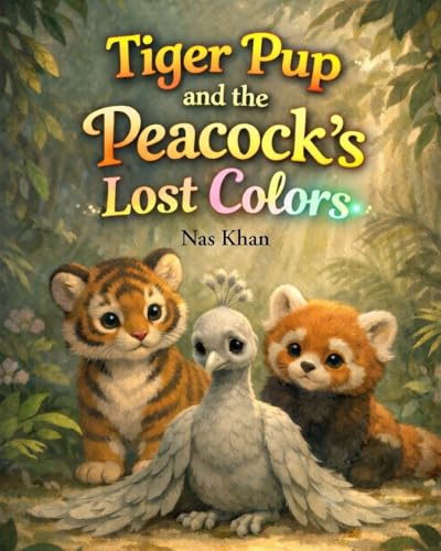 Tiger Pup and the Peacock's Lost Colors