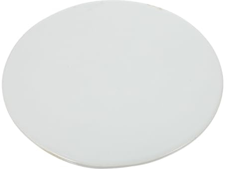 USHOBE Piatto di Ceramica Bianco per Pittura Fai da Te, Materiale Ceramico Senza Bave, per Hobby Artistici e Pratica di Graffiti