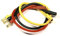 VUNIVERSUM 1 Set (3 Stück) Premium Verlängerungskabel ESC Regler auf Brushless Motor 3,5mm Goldstecker Stecker Buche Male Female 20cm 14AWG Kabel Modellbau RC