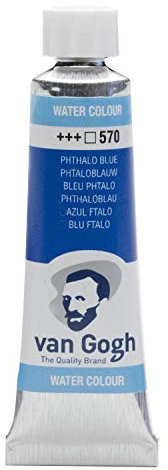Van Gogh Aquarellfarbe, 10ml Tube, Phthaloblau 570
