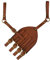 Mythrojan Étui en cuir médiéval de la Renaissance - Pour épée de rapier grenouille - Accessoire de costume - Marron