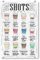 artboxONE Acrylglasbild 30x20 cm Essen & Trinken Shots Menu II Bild hinter Acrylglas - Bild Syrup Alkohol b-52