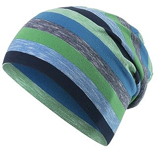 Sterntaler Beanie Streifen - Baby Mütze aus Singlejersey mit tollem Farbverlauf - Jungen UV-Schutz 50+ Beanie Mütze - Lässige geringelte Mütze - Baby und Kinder Übergangsmütze, marine, Größe 55