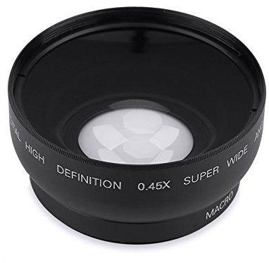 52mm 0,45x Weitwinkel + Makroobjektiv, Universelles Weitwinkel Makro-Umwandlungsobjektiv, mit Objektivdeckel, für ///Pansonic//Pentax Kamera