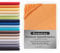 Premium Boxspringbett Spannbettlaken 180-200 x 200-220 cm, Spannbetttuch Bettlaken für Boxspringbett und Wasserbett, Oeko-TEX Made IN Green, Matratzen bis 35cm, Orange