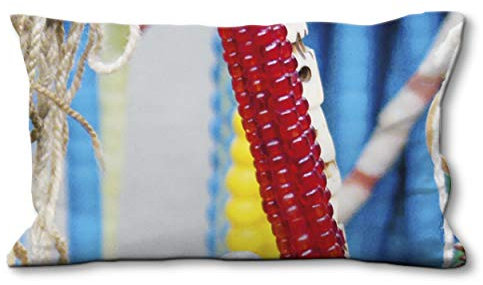 Glücksvilla - Künstler-Foto-Kissen-Hülle - Kissen-Bezug 80 x 40 cm, Zierkissen - Deko-Kissen. Motiv: Ketten 2 - Schmuck Perlen Afrika Paris Frankreich Moderne Fotografie