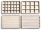 Frebeauty Bandejas organizadoras de joyas de terciopelo apilables para cajones, bandeja de almacenamiento de joyas, aretes, pulseras, collares, anillos, accesorios para mujeres(juego de 4) (beige).