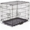 Cozy Pet Dog Cage 24 Black ABS Tray Folding 61cm Puppy Crate Cat Carrier Dog Crate DCP24B