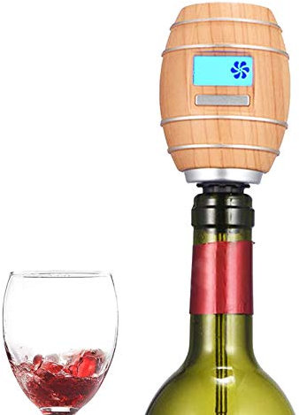 MHGLOVES Electric Wine Aerator, Battery Operated Smart Wine Decanter, Portable One-Touch Wine Oxidizer with Retractable Tube, for Wedding,Party, Anniversary And Any Occasion