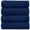 GC GAVENO CAVAILIA 450 GSM Hand Jumbo Sheet, 100% Egyptian Cotton, Navy, Pack of 4 Bath Towel