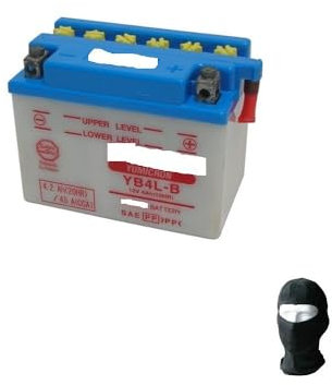 farbrothersonline KOMPATIBEL MIT Peugeot Speedfight 2 LC 50 2006-2008 Batterie YUASA YB4L-B 12V/4AH BATTERIEN FÜR Motorrad-Roller SPEZIFISCHE HERVORRAGENDE QUALITÄT KOMPLETT UND BEREITS BEREIT