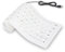 Agatige USB Silicone Foldable Keyboard - 85 Keys Portable Waterproof Silent Soft Keyboard for PC Notebook Laptop Windows Mac (White)
