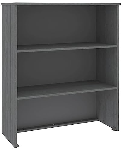 vidaXL Aufsatz für Highboard Dunkelgrau 85x35x100 cm Massivholz Kiefer