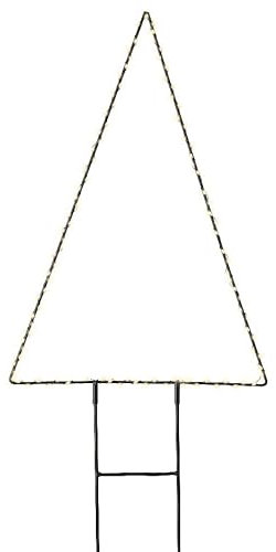 Lumineo 493378 Micro LED Gartenstecker Metall Baum schwarz 47cm (1 Stück)