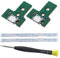 EMSea 2PCS Interface Board JDS-030 and 12 Pin Ribbon Cable Compatible with PS4 Pro/Slim Wireless Controller Replacement Charging Port Assembly