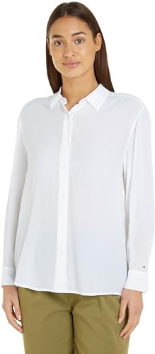 Tommy Hilfiger Blouse Femme Crepe Shirt Élégante