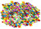 RobLuX Confeti de Círculo 15mm de Seda Multicolor Metálico Brillante Redondo 100g para Reuniones Fiestas Materiales de Decoración