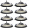 Modlicht 8pcs Hallenbeleuchtung LED 150W 170lm/w | 5000K Tageslicht Kaltweiß | Kein Flimmern 90°Abstrahlwinkel | Highbay IP65 UFO Hallenstrahler Industrielampe für Lager/Werkstatt/Garage/Baustelle