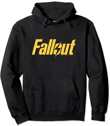 Fallout TV Series Logo del Fulmine Giallo Felpa con Cappuccio