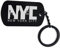 New York City NYC, Schlüsselanhänger, gravierter Stahl, ID-Tag, Pin, Schwarz , One size