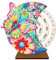 CXINLky DIY Diamond Art Painting Kalender, 5D Diamant Painting Drehbare Kalenderornamente Aus Holz, Diamant Painting 2025 Tischkalender Tisch Deko Geschenke Weihnachtsdeko Ornamente-01-Schmetterling