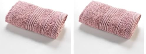 Douceur d'Intérieur, Gästehandtuch (30 x 50 cm), Zärtlichkeit, Rosenholz, Frottee, einfarbig (Packung mit 2)