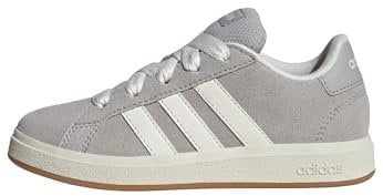 adidas Grand Court 00s Shoes Kids, Scarpe Unisex-Bambini, Grey Two/off White/Gum, 38 2/3 EU