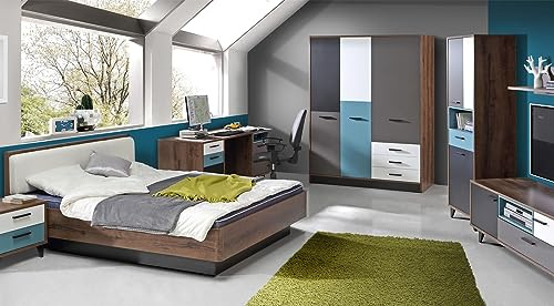 Jugendzimmer Raven Kinderzimmer Komplett Set, 7-teilig