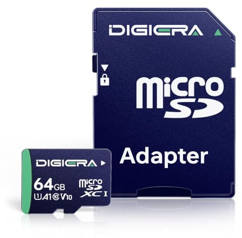 Carte mémoire microSDXC UHS-I CT100 64 Go avec Adaptateur – Jusqu’à 100 Mo/s, C10, U1, V10, Full HD, A1, pour Smartphones, tablettes, appareils Photo, Consoles de Jeu et Drones (1 Carte)