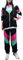 Generisch 80er Jahre Outfit Damen 80er Neon Netz Shirt Stirnband Armband Ohrringe Halskette 80er Jahre Kleidung Kostüm Neon Accessoires Thema 90er Tshirt Damen 80er Outfit Aerobic