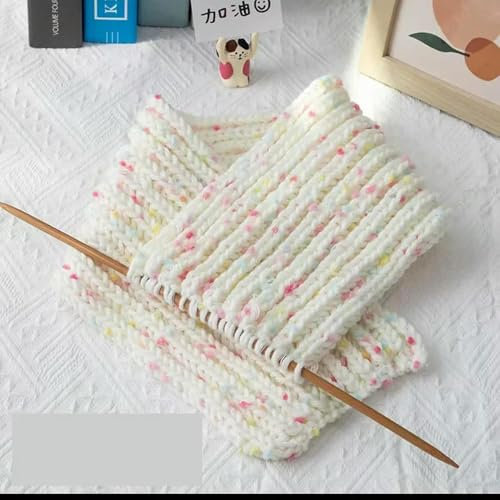 ROCILA 50 g/Rolle Rainbow Beans Wollgarn, süßes Mohairgarn, Strickgarn, DIY-Handwerk, Schal, Pullover, Strickgarn, Nähzubehör