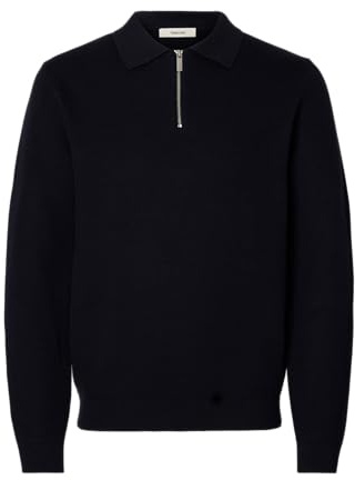 SELECTED HOMME Male Half-Zip Pullover Langarm