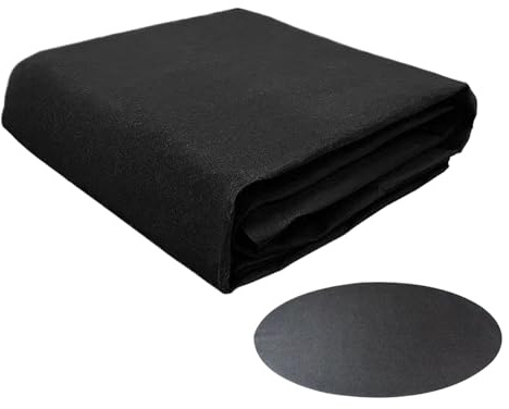 Tapis de piscine | Sous-couche ronde épaisse et résistante – Tapis de rechange épais pour sol de base, anti-trou pour natation, pelouse, terrasse, extérieur