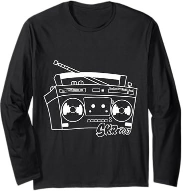 DDR Kassettenrecorder SKR Recorder 700 DDR-Radio Ostalgie Langarmshirt
