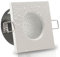 trendlights24 Aqua Base Decken Einbaustrahler Bad IP65-4er Set 230V GU10 LED 7W dimmbar 50° Warmweiß - Weiß Einbauleuchte Feuchtraum & außen