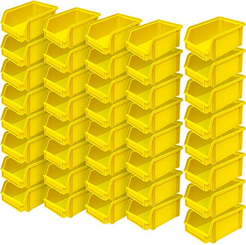 BRB 40x Sichtbox CLASSIC“ FB 5, LxBxH 170/140x100x77 mm, Inhalt 1 Liter, gelb
