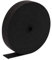 H&S Goma Elastica Negra y Plana para Costura - 10m x 24mm - Cinta en Formato de Rollo Grueso Elastico - Banda Elástica para Ropa