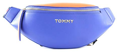 Tommy Hilfiger Damen Iconic Tommy Bumbag Umhängetasche Blau (Surf The Web - Koi)