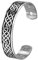 TEAMER Celtic Knot Magnetfeldtherapie Armband Norse Armreif Edelstahl Antik Silber Schwarz Schmerzlinderung Manschette Armreif