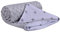 Medi Partners Krabbeldecke 100% Baumwolle 75x100cm doppelseitig multifunktional Minky Kuscheldecke für Kinderwagen weich flauschig (graue Sterne mit grauem Minky)