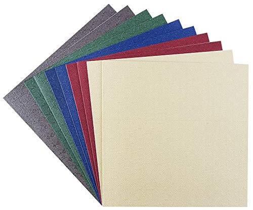 Ideen mit Herz Klappkarten-Set blanko | edel geprägt | 10 Faltkarten (240 g/m²) + 10 weiße Umschläge (120 g/m²) | (PrägungWien | kräftige Farbtöne, 16 x 16 cm)