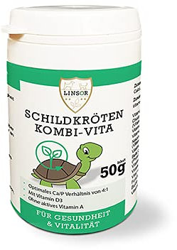 Linsor, Vitamines Combi Vita pour tortues terrestres - Complément alimentaire - Poudre de 50 g