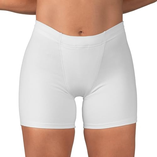 Vulvar Stützbandage für Krampfadern und Prolapse, mit Kompressionsbändern - Weiß - X-Large