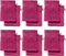 REDBEST Waschhandschuhe, Waschlappen 12er-Pack Chicago Fuchsia Größe 15x21 cm - saugstark, strapazierfähig, ideal für Reisen, Sport (weitere Farben)
