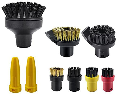 Kipebep Für SC3 Zubehör für Handdampfreiniger SC1 SC2 leistungsstarke Düse SC4 SC5 Bürstenkopf SC7 CTK10 Rundbürste